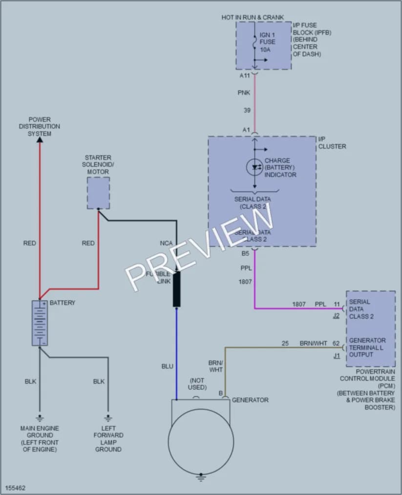 2002 Saturn SC1 Starting Charging wiring diagram preview