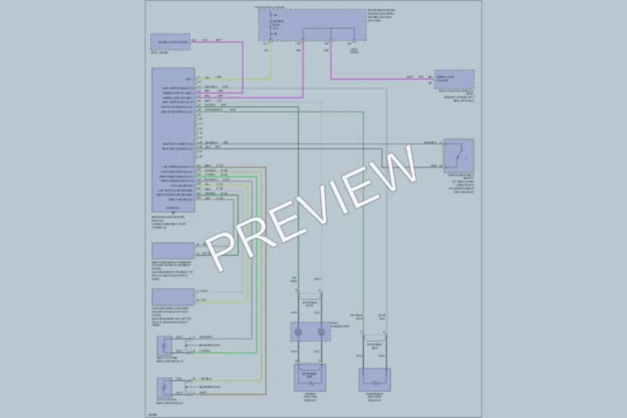 2002 Saturn SC1 Supplemental Restraints wiring diagram preview