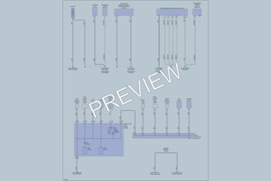 2002 Saturn SL Ground Distribution wiring diagram preview