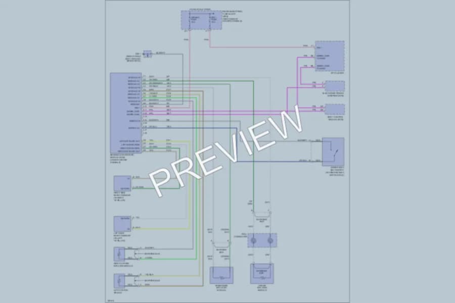 2002 Saturn VUE Supplemental Restraints wiring diagram preview