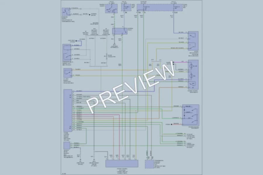 2002 Subaru Outback Cruise Control wiring diagram preview