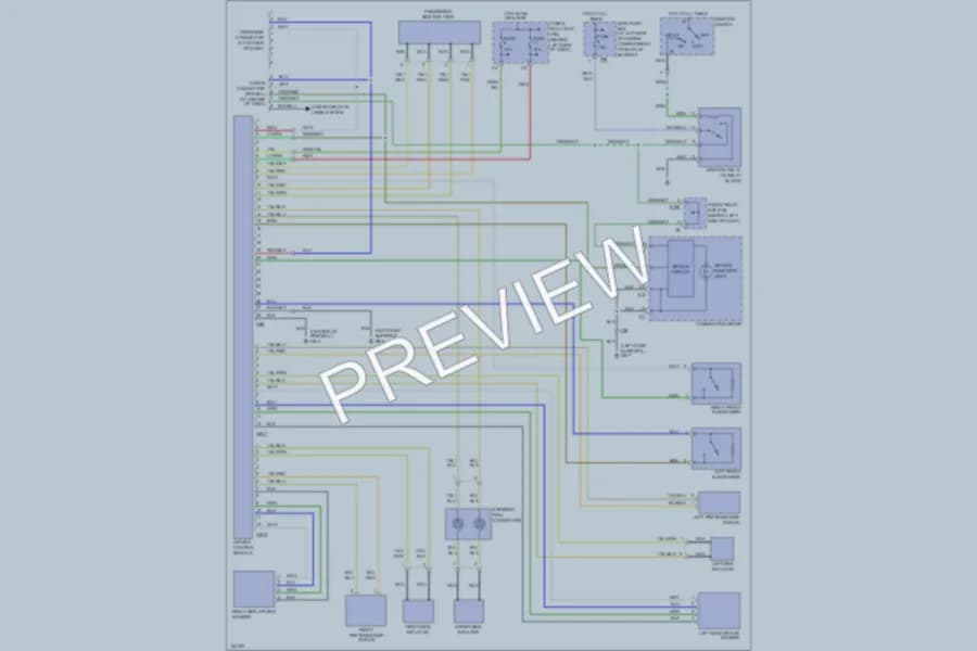 2002 Subaru Outback Supplemental Restraints wiring diagram preview