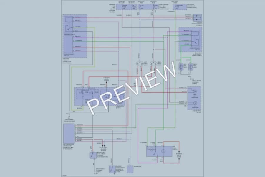 2002 Suzuki Aerio Headlights wiring diagram preview