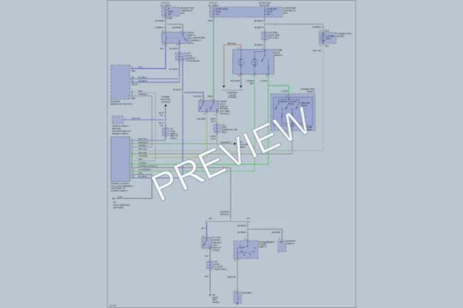 2002 Suzuki GrandVitara Cruise Control wiring diagram preview