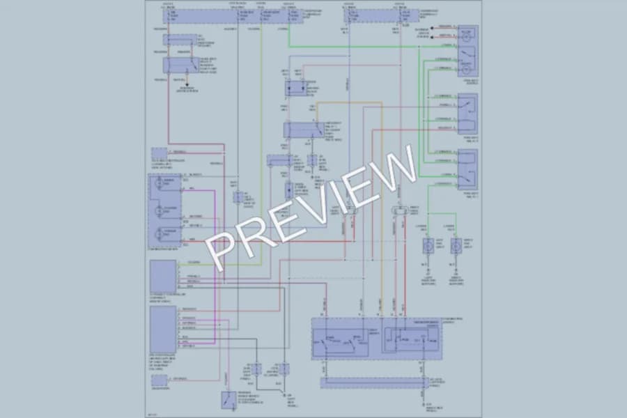 2002 Suzuki GrandVitara Headlights wiring diagram preview