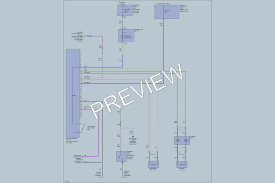 2002 Suzuki GrandVitara Supplemental Restraints wiring diagram preview