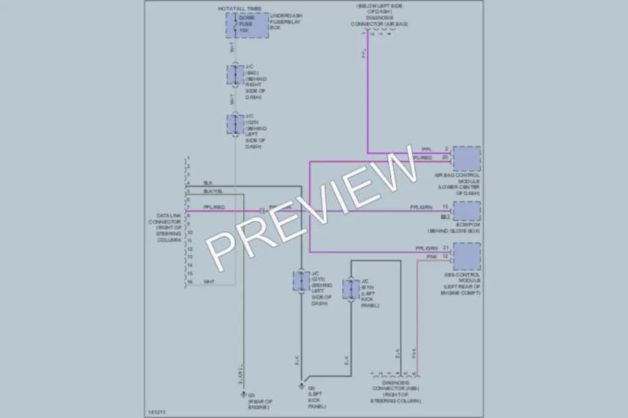 2002 Suzuki XL7 Computer Data Lines wiring diagram preview