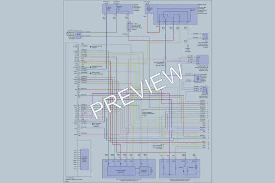 2002 Toyota 4Runner Air Conditioning wiring diagram preview