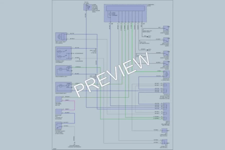 2002 Toyota 4Runner Interior Lights wiring diagram preview