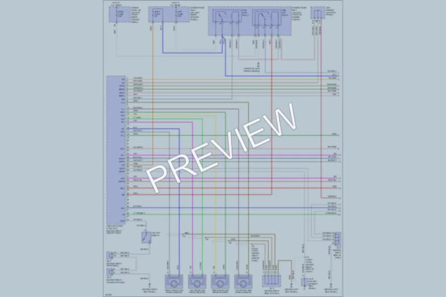 2002 Toyota Avalon Anti Lock Brakes wiring diagram preview