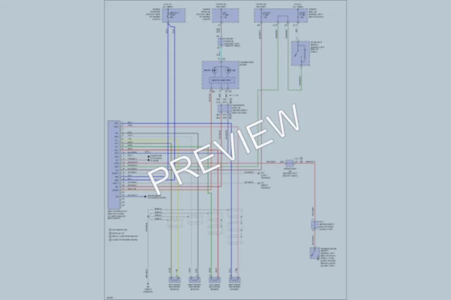 2002 Toyota Camry Anti Lock Brakes wiring diagram preview