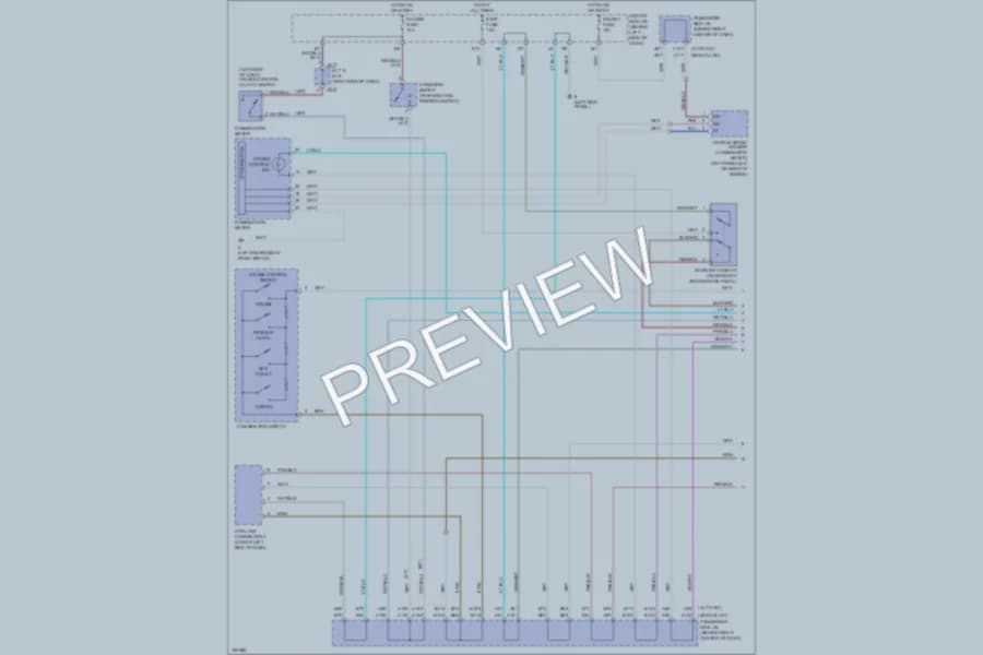2002 Toyota Camry Cruise Control wiring diagram preview