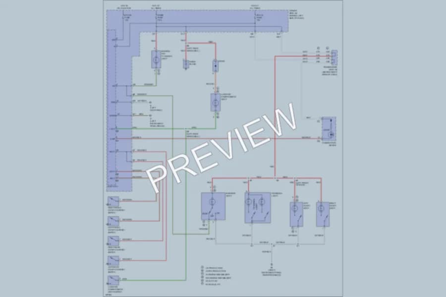 2002 Toyota Camry Interior Lights wiring diagram preview