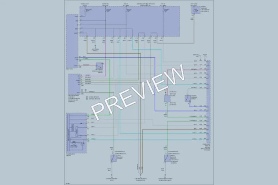 2002 Toyota Camry Warning Systems wiring diagram preview