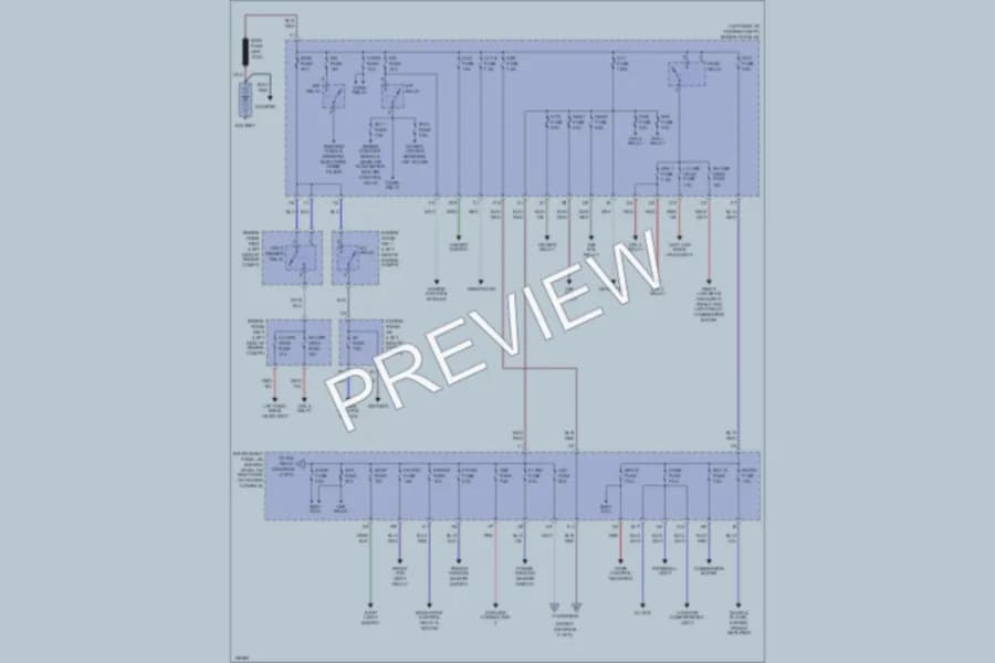 2002 Toyota Celica Power Distribution wiring diagram preview