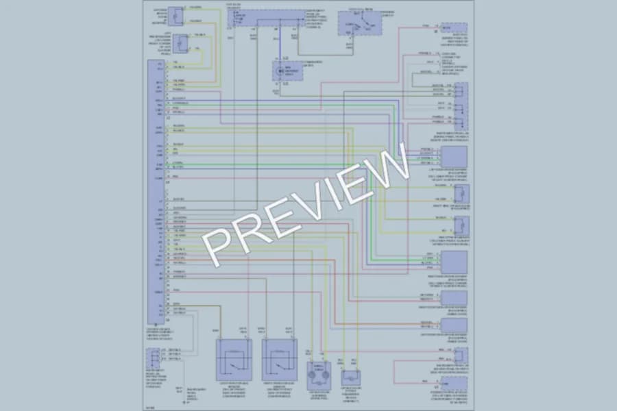 2002 Toyota Celica Supplemental Restraints wiring diagram preview