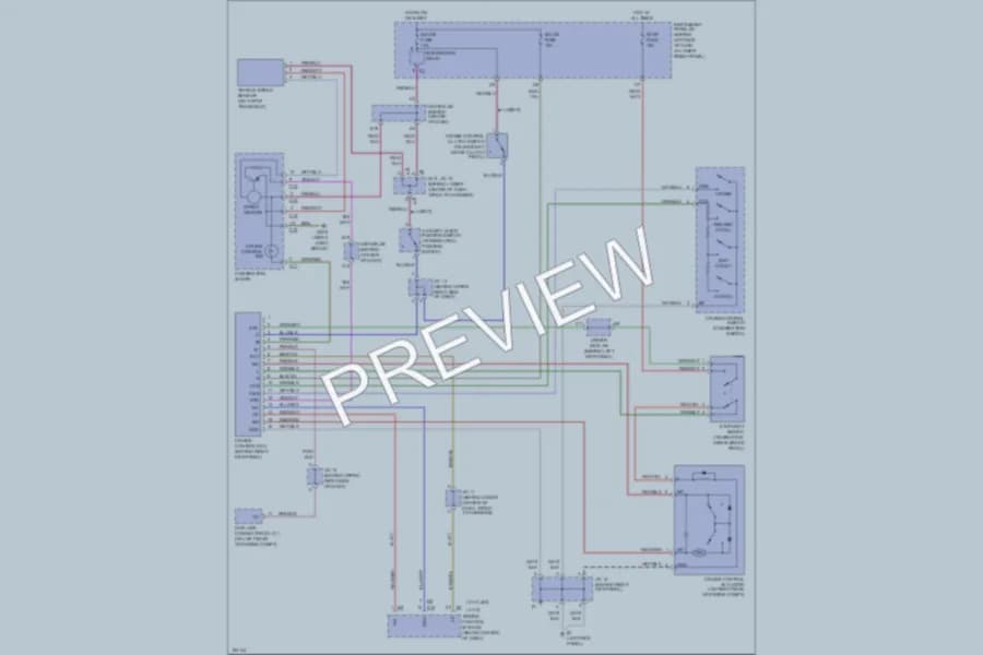 2002 Toyota Corolla Cruise Control wiring diagram preview