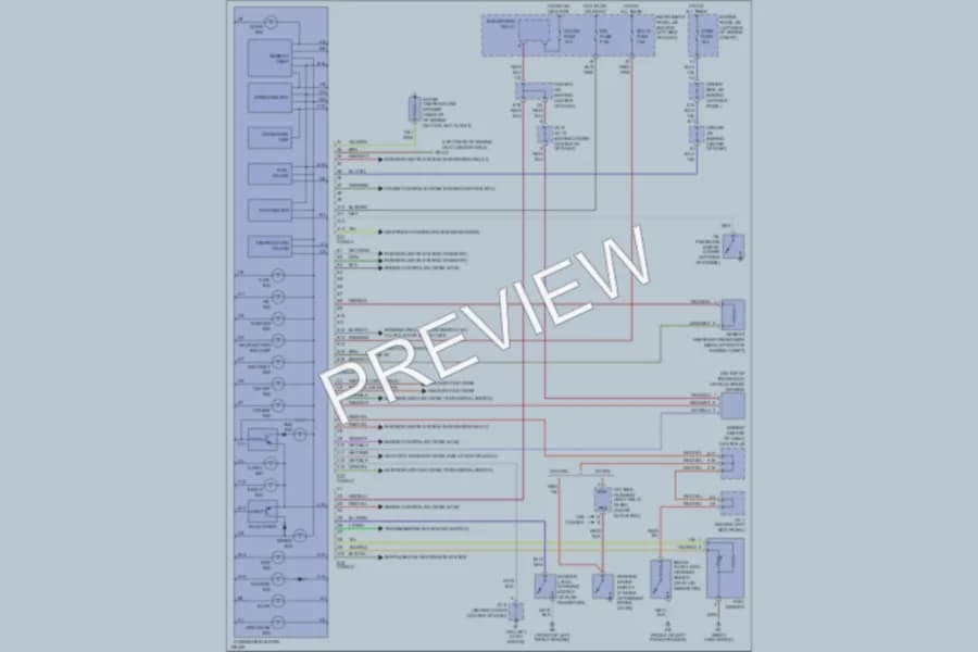 2002 Toyota Corolla Instrument Cluster wiring diagram preview