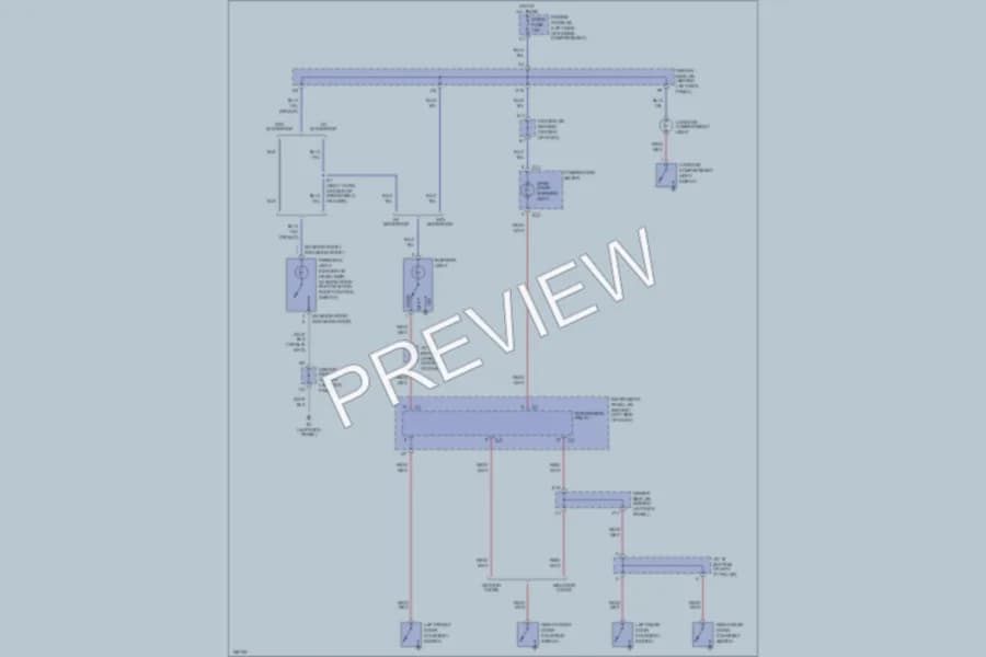 2002 Toyota Corolla Interior Lights wiring diagram preview