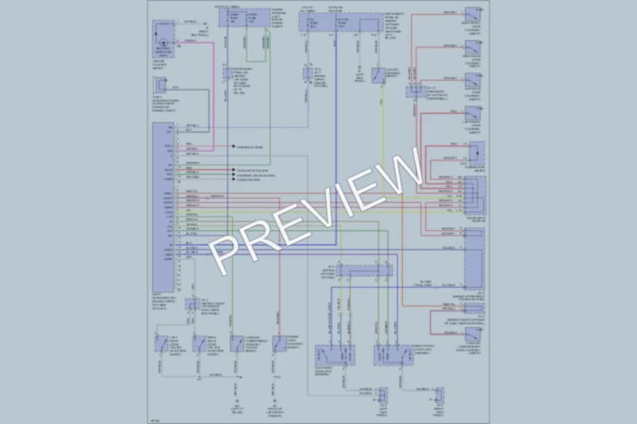 2002 Toyota Echo Anti Theft wiring diagram preview