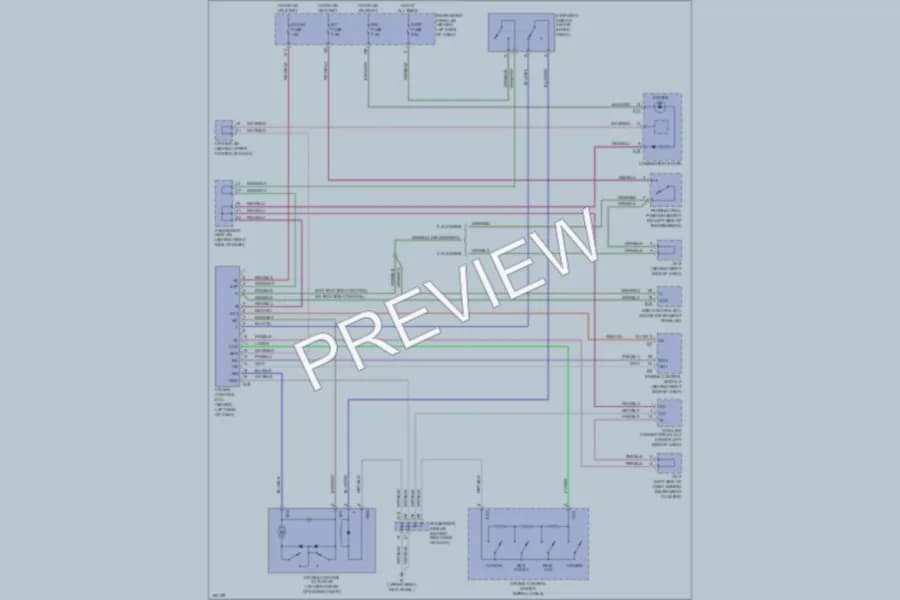 2002 Toyota Highlander Cruise Control wiring diagram preview