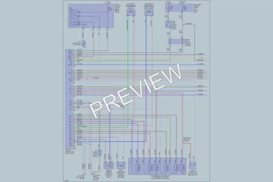 2002 Toyota Highlander Transmission wiring diagram preview