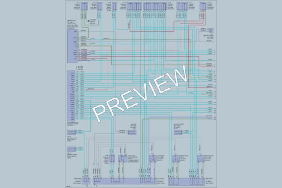 2002 Toyota LandCruiser Anti Theft wiring diagram preview
