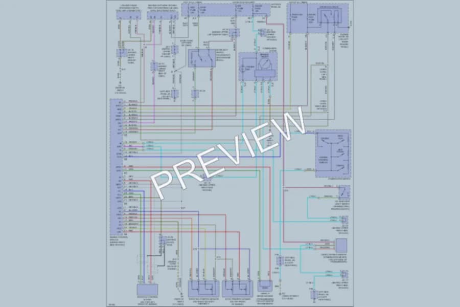 2002 Toyota LandCruiser Cruise Control wiring diagram preview