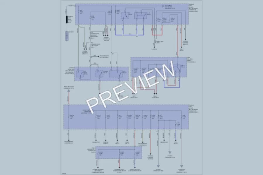 2002 Toyota MR2Spyder Power Distribution wiring diagram preview