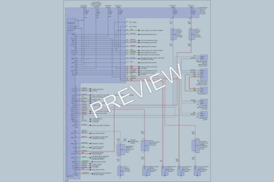 2002 Toyota Prius Body Computer wiring diagram preview
