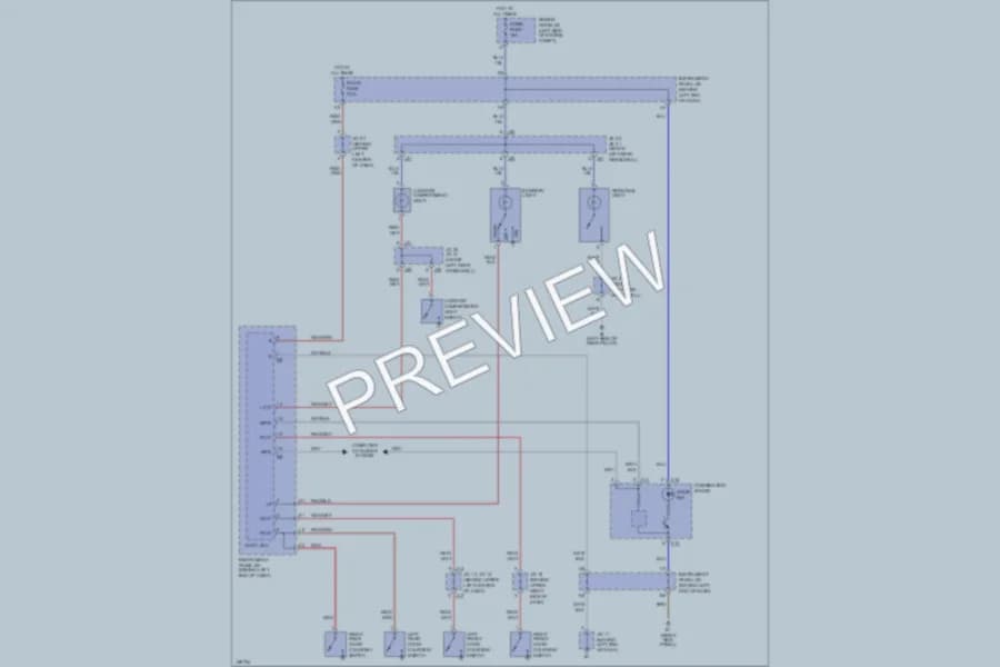 2002 Toyota Prius Interior Lights wiring diagram preview