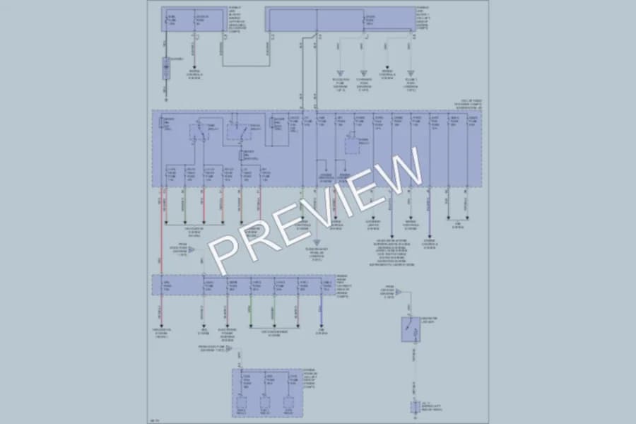 2002 Toyota Prius Power Distribution wiring diagram preview
