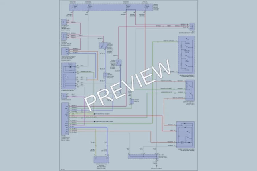 2002 Toyota RAV4 Cruise Control wiring diagram preview