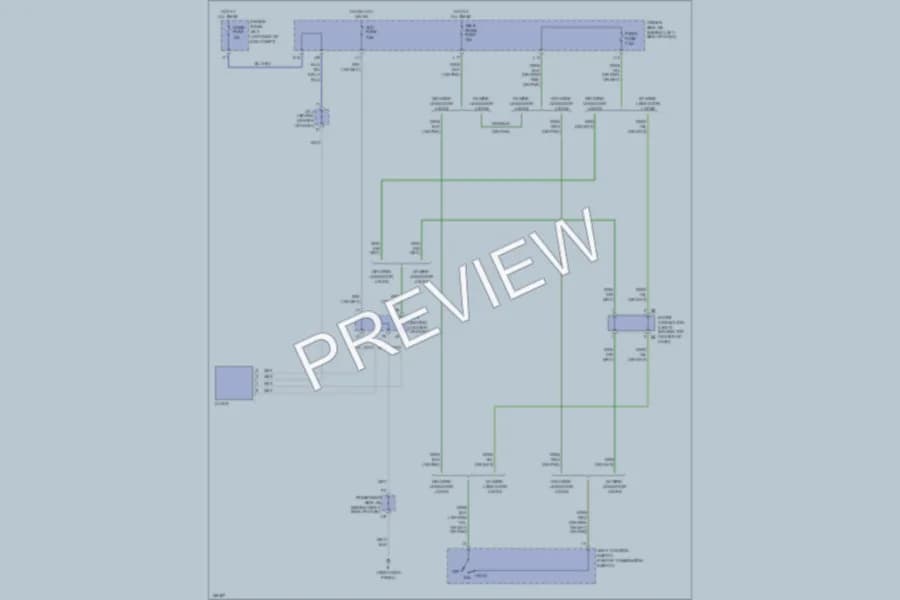 2002 Toyota RAV4 Instrument Cluster wiring diagram preview