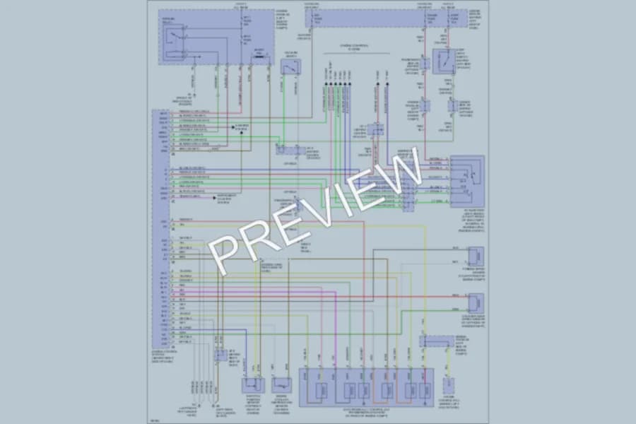 2002 Toyota RAV4 Transmission wiring diagram preview