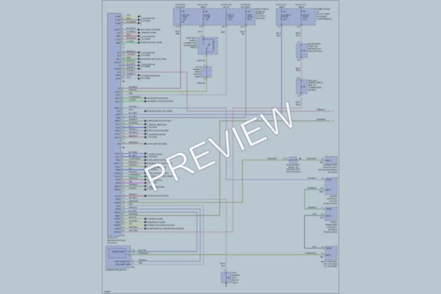 2002 Toyota Sequoia Body Computer wiring diagram preview