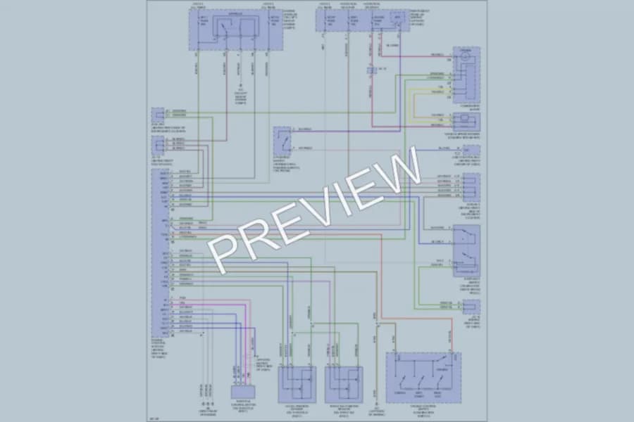 2002 Toyota Sequoia Cruise Control wiring diagram preview