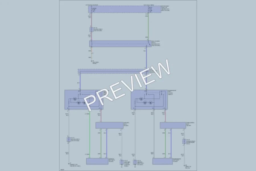2002 Toyota Sequoia Power Seats wiring diagram preview