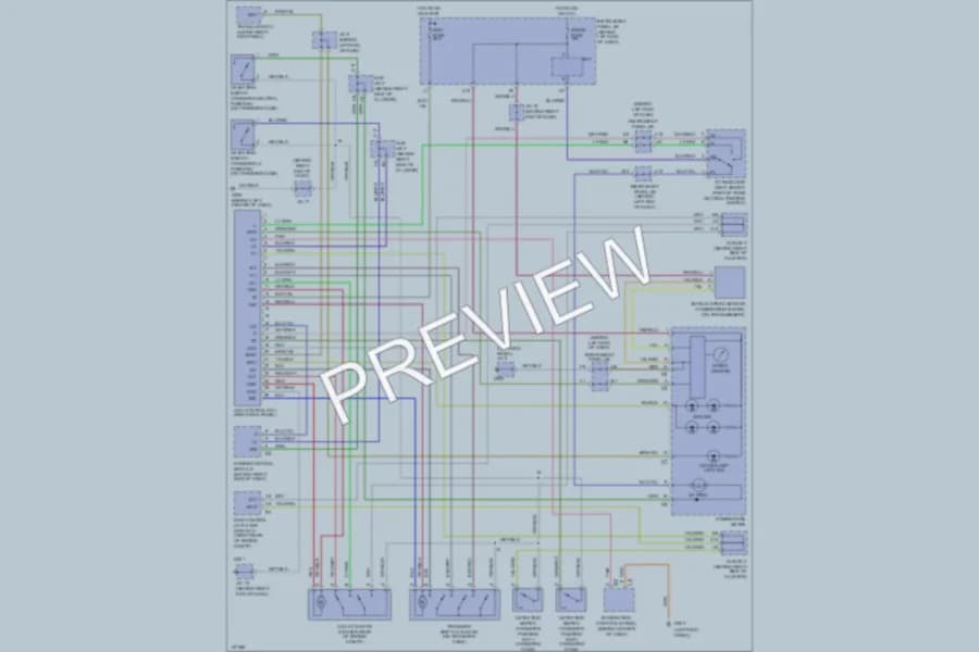 2002 Toyota Sequoia Transmission wiring diagram preview