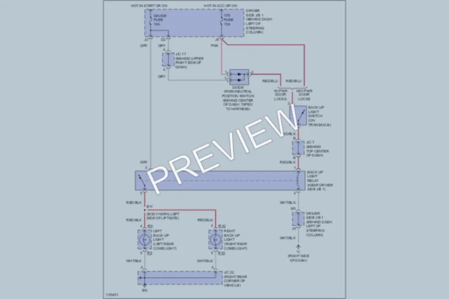 2002 Toyota Sienna Exterior Lights wiring diagram preview