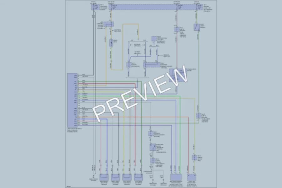 2002 Toyota Tacoma Anti Lock Brakes wiring diagram preview