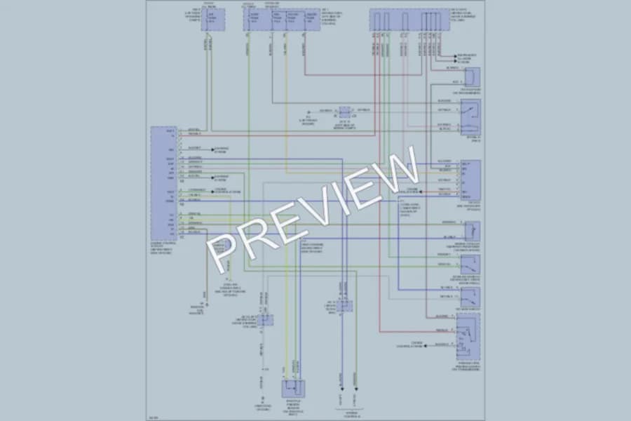 2002 Toyota Tacoma Transmission wiring diagram preview