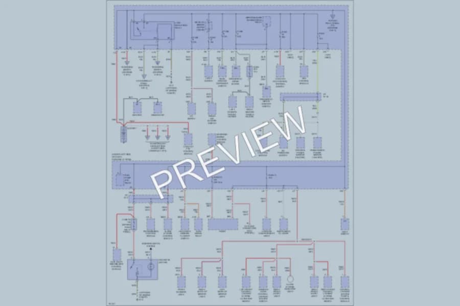 2002 Volkswagen Cabrio Power Distribution wiring diagram preview