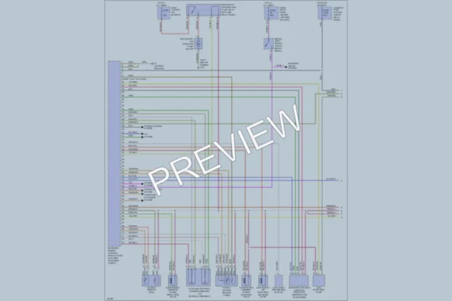 2002 Volkswagen EuroVan Engine Performance wiring diagram preview