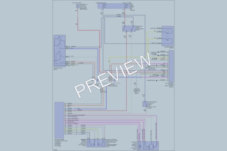 2002 Volkswagen Golf Cruise Control wiring diagram preview