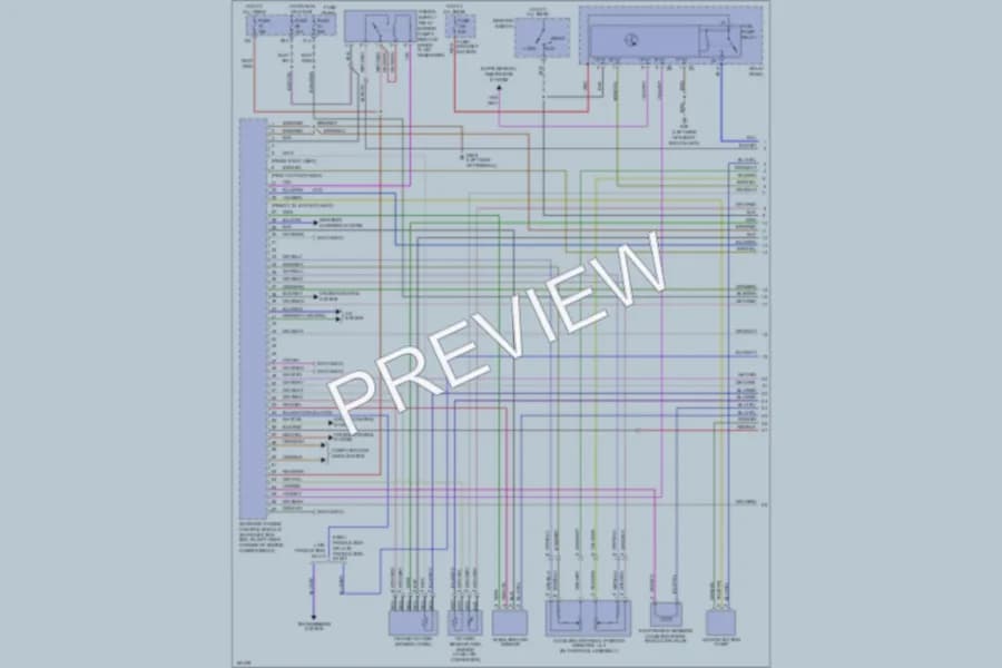 2002 Volkswagen Golf Engine Performance wiring diagram preview