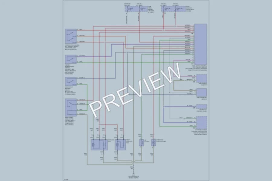 2002 Volkswagen NewBeetle Cooling Fan wiring diagram preview