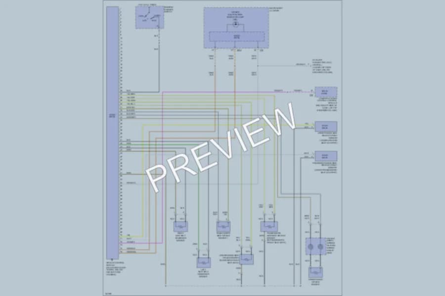 2002 Volkswagen NewBeetle Supplemental Restraints wiring diagram preview