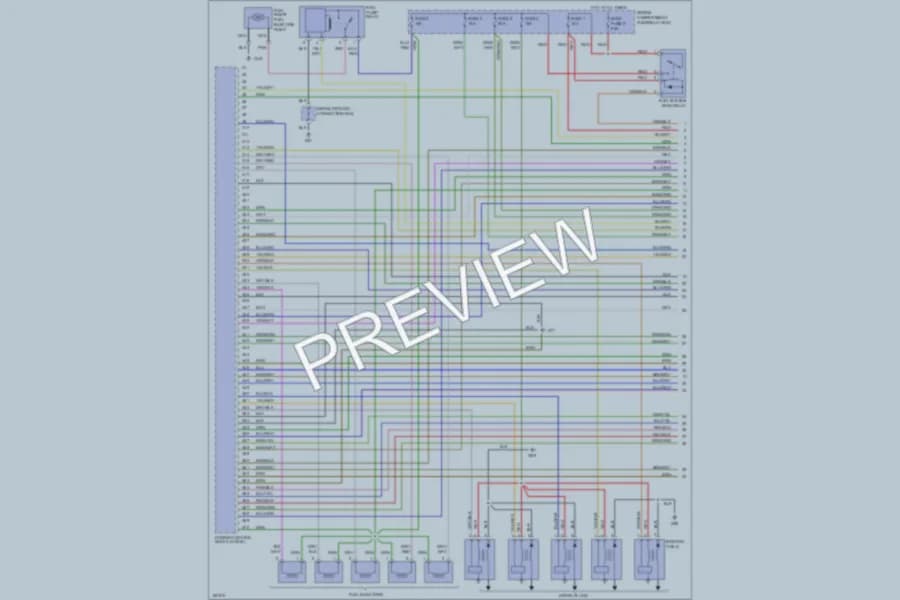 2002 Volvo C70 Engine Performance wiring diagram preview