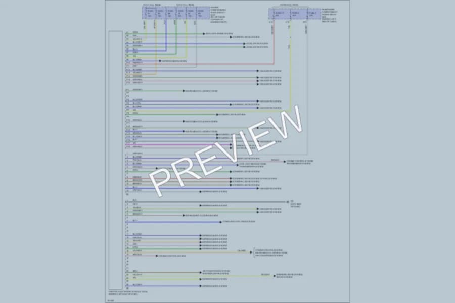 2002 Volvo S40 Body Computer wiring diagram preview
